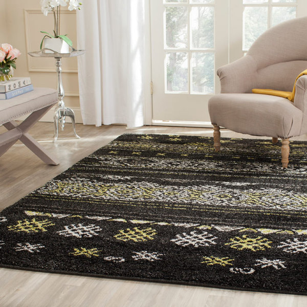 Safavieh Tibetan Black/Green Rug & Reviews Wayfair